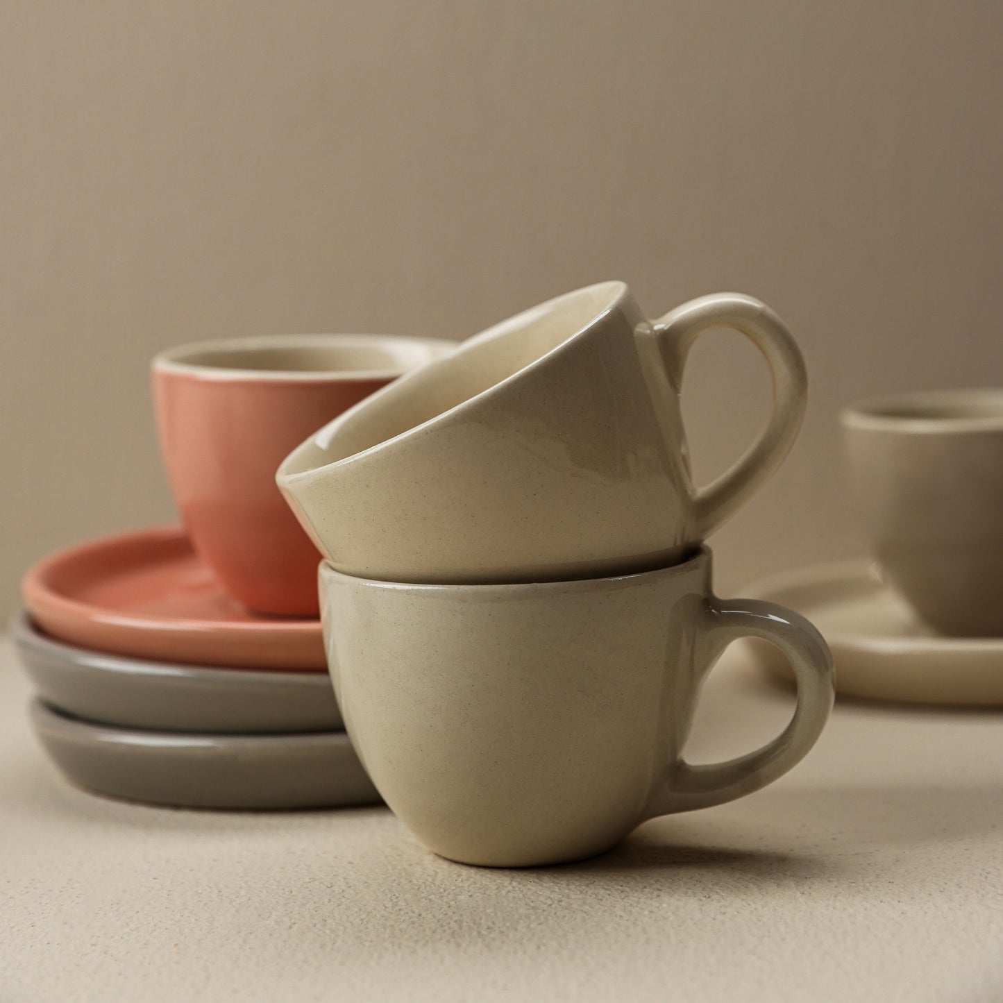 100ml Espresso Cup and Saucer Set – Crafted for the Perfect Espresso Experience