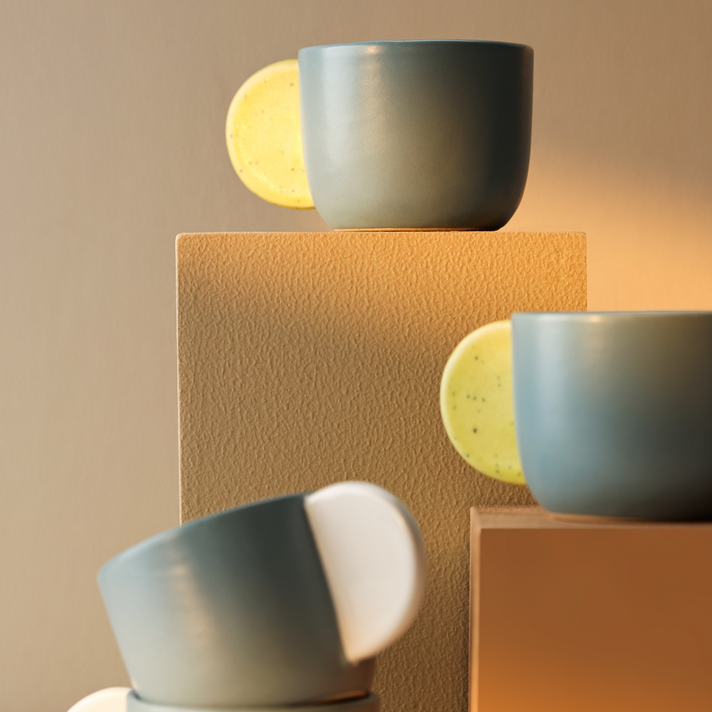Hand-Built Ceramic Coffee Cup – Radiance Collection
