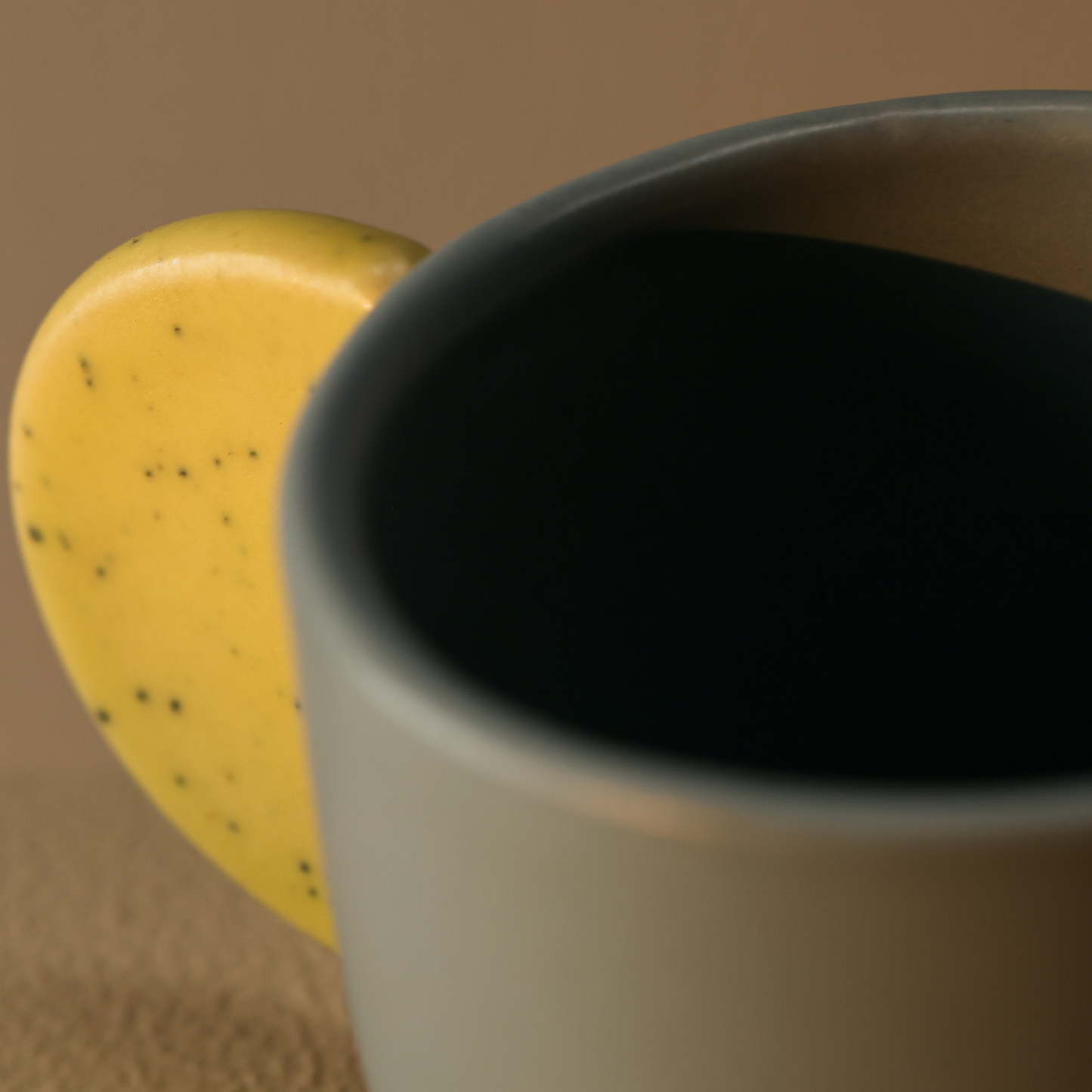 Hand-Built Ceramic Coffee Cup – Radiance Collection