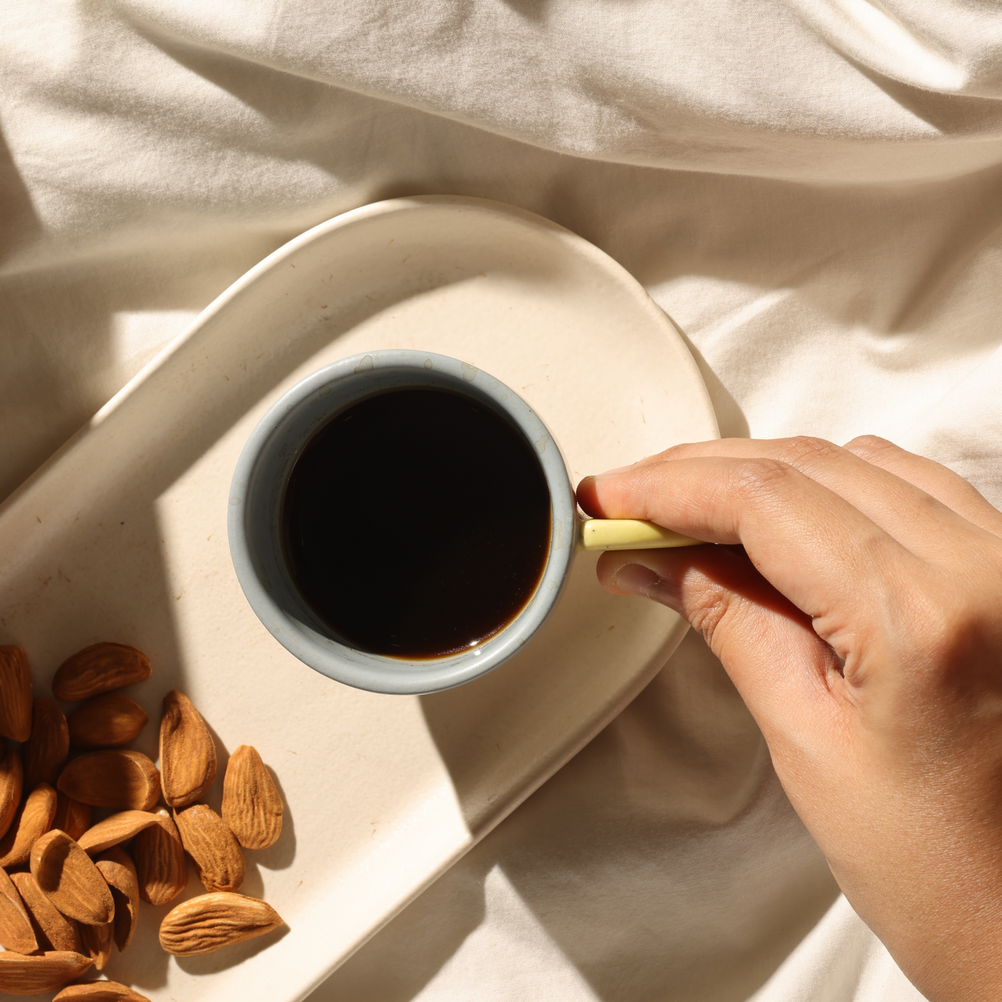 Hand-Built Ceramic Coffee Cup – Radiance Collection