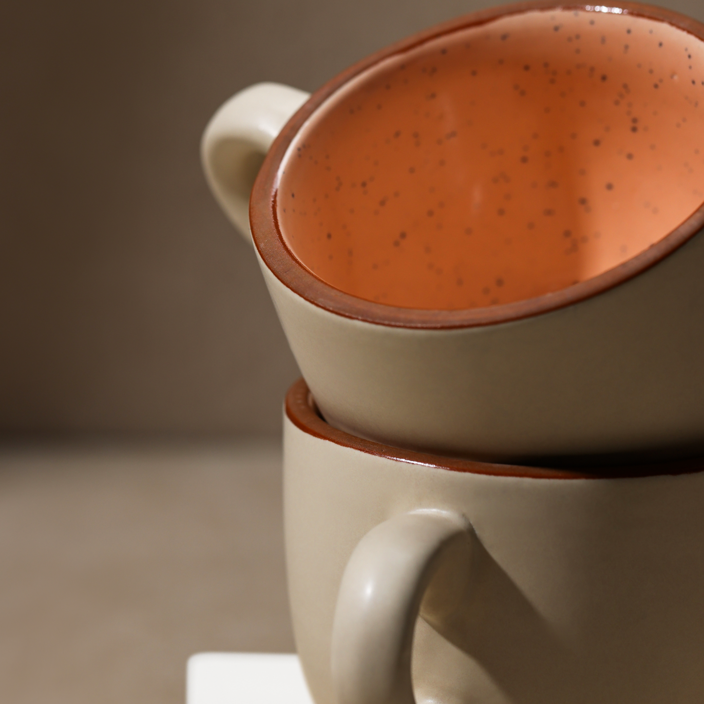 Handcrafted Ceramic Cup – Twin Hue Elegance for Everyday Comfort