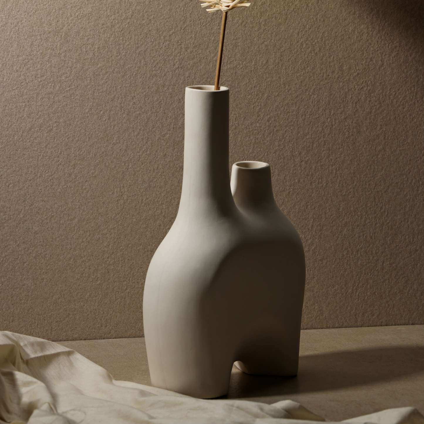 Wilderness – Tall Handcrafted Centerpiece Vase with Bold Geometric Forms