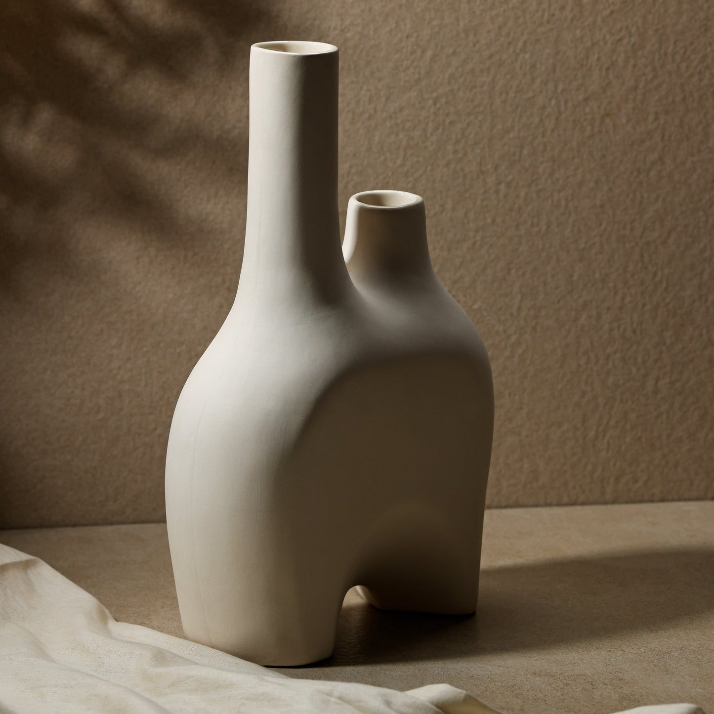 Wilderness – Tall Handcrafted Centerpiece Vase with Bold Geometric Forms