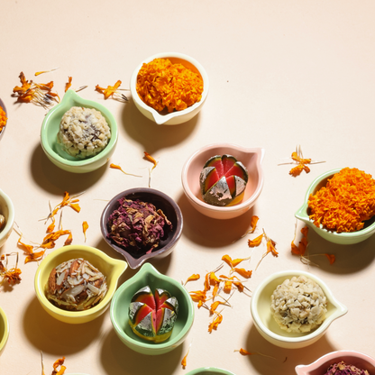 CERAMIC DIYA - Set of 24