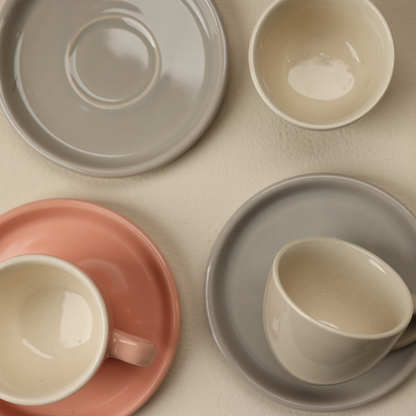 100ml Espresso Cup and Saucer Set – Crafted for the Perfect Espresso Experience