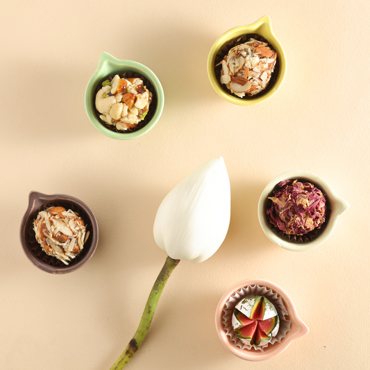 CERAMIC DIYA - Set of 24