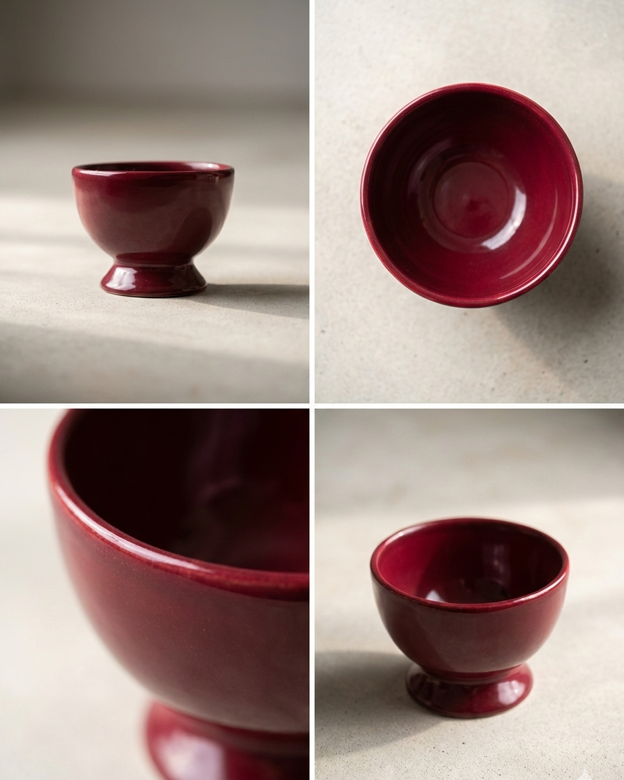 Ice Cream Holder Cups (Set of 2) - Valentine's Day Limited Edition Ceramic Dessert Bowls (Pre-order)