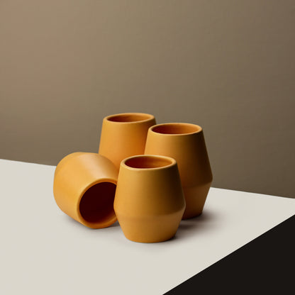 Ochre Cup - (Set of 2)