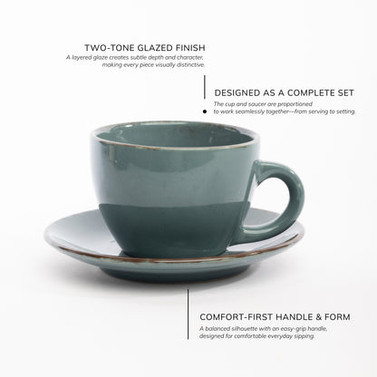 Reef Cup & Saucer - 240 ML