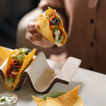Handcrafted Ceramic Taco Holder - Single