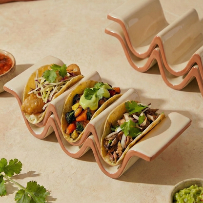 Handcrafted Ceramic Taco Holder - Single