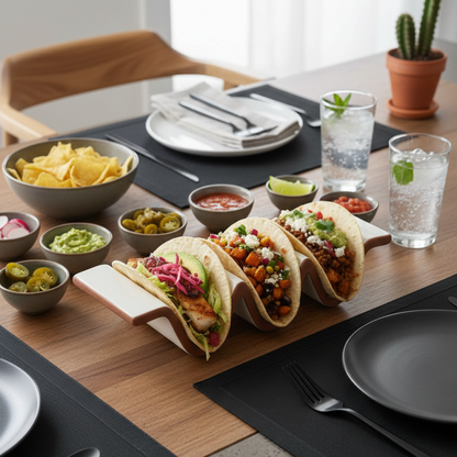Handcrafted Ceramic Taco Holder - Single