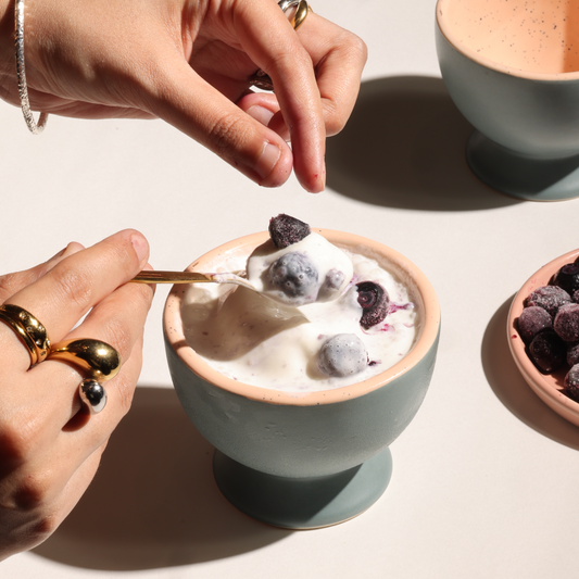 Midnight Cravings - Ceramic Ice cream/Dessert Cup Set of two